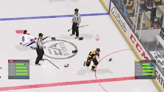 NHL 22 - Boston Bruins Hockey Fight