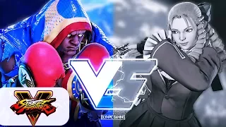 mkt iwate (Balrog) Vs Jecn17h (Karin) [Street Fighter 5] [Gameplay]