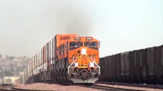 3 Train Meet at 70MPH - BNSF & UP