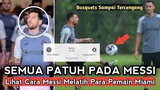 KAPTEN SEKALIGUS PELATIH‼️ Ketika Messi Kasih Tutor Pemain Inter Miami Jelang Laga vs FC Charlotte