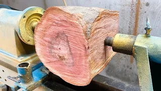 Woodworking NDT  From redwood branches to artistic vases Skillful woodworking techniques