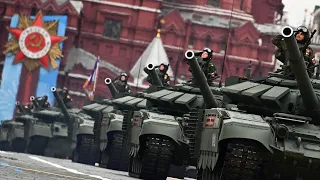 Парад Победы 9 мая 2019. Колонна военной техники. Victory Day military parade in Moscow's Red Square