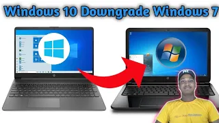 windows 10 to windows 7 downgrade steps | windows 10 to windows 7 | 2023 Without bootable pendrive