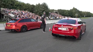 Alfa Romeo Giulia Quadrifoglio vs ABT Audi RS6-R C8 Avant