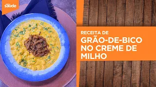 Receita: Grão-de-bico no creme de milho (27/05/24)