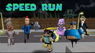 ALL The BEST SPEED RUNS in PlatinumFalls OBBY NEW RECORDS Barry, Alien, Siren Cop. AniTron, Mr Funny