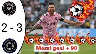 Messi 2 Goals  Inter Miami vs Montreal 3-2 All Goals & highlights 2023