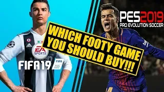 PES 2019 Vs. FIFA 19 - Which Game Should You Buy?