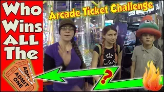 ❓ Hawkes Arcade Ticket Challenge - Winning Arcade Game Tickets Challenges - Arcades Games Wins