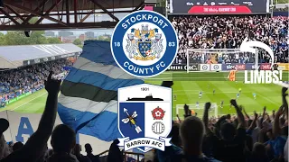 FIVE GOAL THRILLER ends in DEVASTATION for County | Stockport County vs Barrow AFC Match Day Vlog