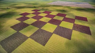 Chess Formation vs 600,000 Zombies - UEBS 2