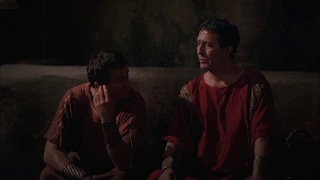 Тит Пулло притащил Квинта к Цезарю (Рим)