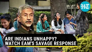‘Indians very happy…’: Jaishankar dismisses World Happiness Report as ‘Mind Games’ | Watch