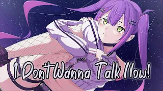 Besomorph & HALUNA - I Don't Wanna Talk (Lyrics) [8D Audio Nightcore/Sped Up] | USE HEADPHONES 🎧