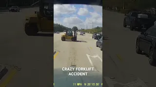 CRAZY FORKLIFT DRIVER #fyp #crazy #forklift #accident