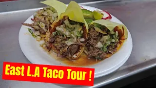 The Best Tacos in Los Angeles ? |  East LA Street Food Tour !  🤤