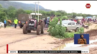 101 people have been evacuated after being marooned by floodwaters in Eldume, Baringo