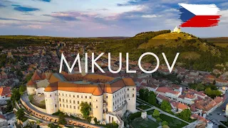 Mikulov (Czech Republic) from drone 4K