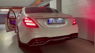 2018 Mercedes-AMG S63 Emotion Start Sound in Sport+ and Revs