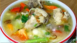 Resep sop tulang ayam sangat enak || resep sop ayam