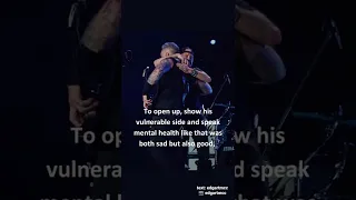 James of Metallica shares his mental health struggles which was comforted by his brothers on-stage.