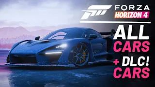 FORZA HORIZON 4 - ALL CARS LIST 2023 + ALL DLC! [4k]