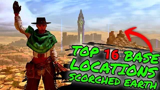 TOP 16 PVE and SOLO PLAYER Base Locations on SCORCHED EARTH in Ark Survival Ascended!!!