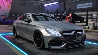 Need for Speed Heat Gameplay - MERCEDES C CLASS Customization | Max Build