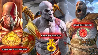 God Of War Series: All Spartan Rage [ KRATOS RAGE ] 2005, 2018