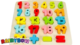 Numbers & Counting 1 to 20 Activity Puzzle | Preschool Learning Video