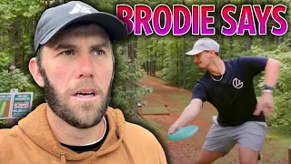 Brodie Had Hunter Throw What Shot?! | Brodie Says Disc Golf Challenge