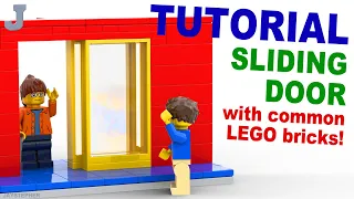 How To Make A Sliding Door Using Common LEGO Bricks Easy Tutorial