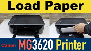 Canon MG3620 Load Paper Tray !!