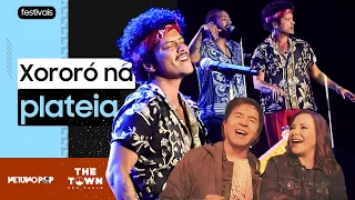 Xororó assiste 2º show de Bruno Mars no The Town e se emociona com Evidências tocada por tecladista