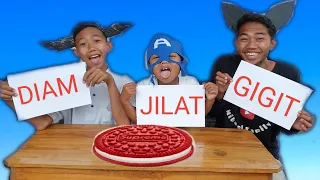 TANTANGAN MAKANAN GIGIT, JILAT ATAU DIAM! PRANK LUCU MAKANAN MISTERI SELAMA 24 JAM! | Mikael TubeHD