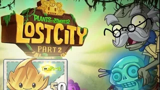 Plants vs. Zombies 2: Lost City Part 2 Day 27 - New Zombie Turquoise Skull Zombie