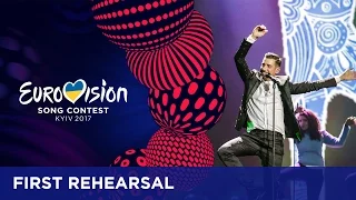 Francesco Gabbani - Occidentali's Karma (Italy) First rehearsal in Kyiv