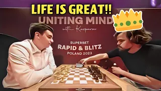 THE KING IS BACK!! Jan- Krzyzstof Duda VS. Magnus Carlsen | SUPERBET BLITZ | ROUND 9