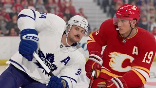 Toronto Maple Leafs vs Calgary Flames - NHL Today 2/10/2022 Full Game Highlights - NHL 22 Sim