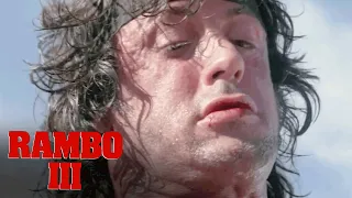 'Rambo Blows Up The Soviet's Muscle Man' Scene | Rambo III