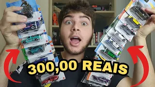 COMPREI *300,00 REAIS* EM CARRO DE HOTWHEELS!!!🚗😲💵