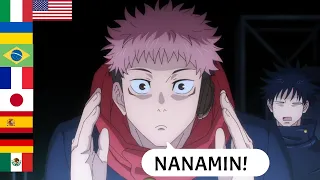 Yuji Itadori shouts NANAMIN in different languages | Jujutsu Kaisen