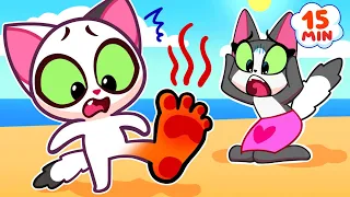 🥶 Cold vs Hot 🥵 Good Habits and Safety Rules 😸 Funny Stories for Kids 😊 Purr-Purr