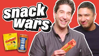 David Schwimmer & Ted Lasso's Nick Mohammed Eat British Foods | Snack Wars | @LADbible