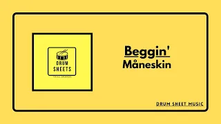 Beggin' - Måneskin / Drum Sheet Music