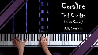 Coraline - End Credits [ Piano Cover / Tutorial ]