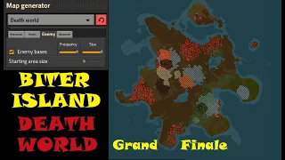 Factorio Biter Island - DeathWorld (Challenge Map) - Grand Finale!