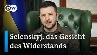 Das Gesicht des Widerstands der Ukraine: Wolodymyr Selenskyj | DW Nachrichten