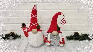 🎅🎄❄️ Гномы  из носков без шитья//No-sew sock gnomes