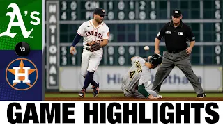 A's vs. Astros Game Highlights (10/2/21) | MLB Highlights